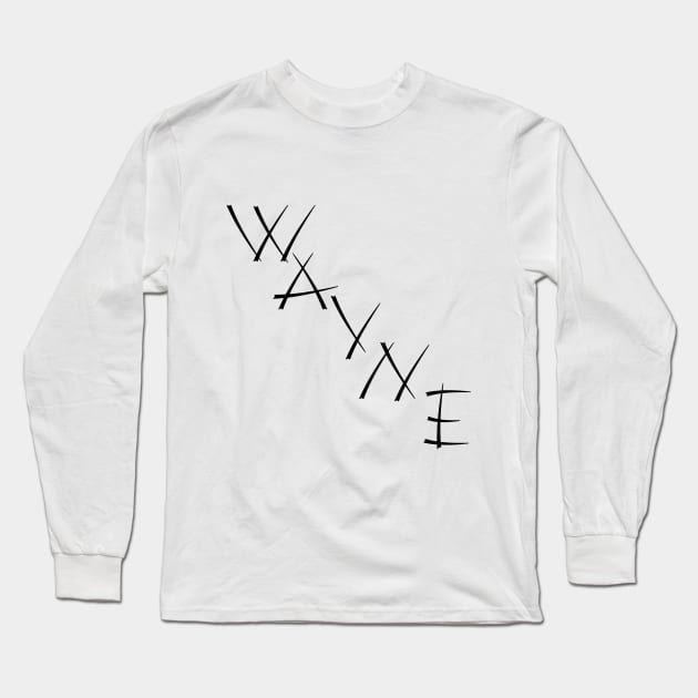 Wayne Long Sleeve T-Shirt by Againstallodds68